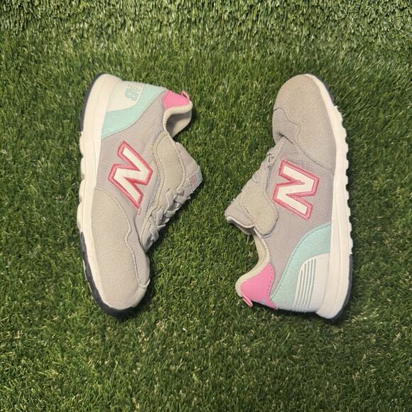 Size 9C - New Balance 515 Gray Pink Blue - Picture 4 of 7
